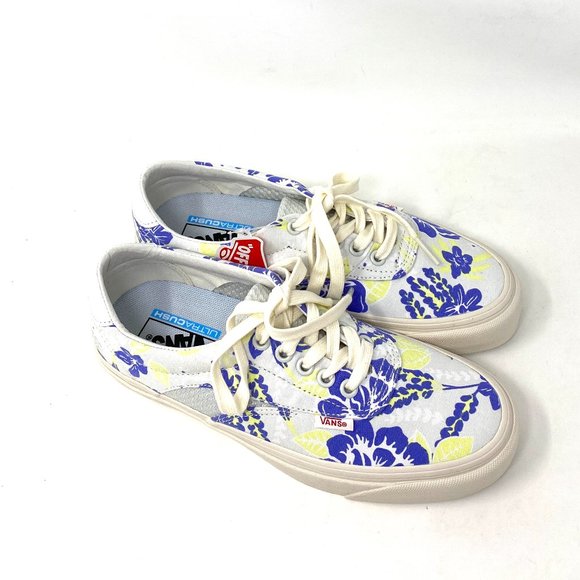 💖MEGA SALE💖VANS Acer Mesh Ni Sp Barely  Women  White Blue Canvas  VN0A5DXZ3X6 - Picture 2 of 10